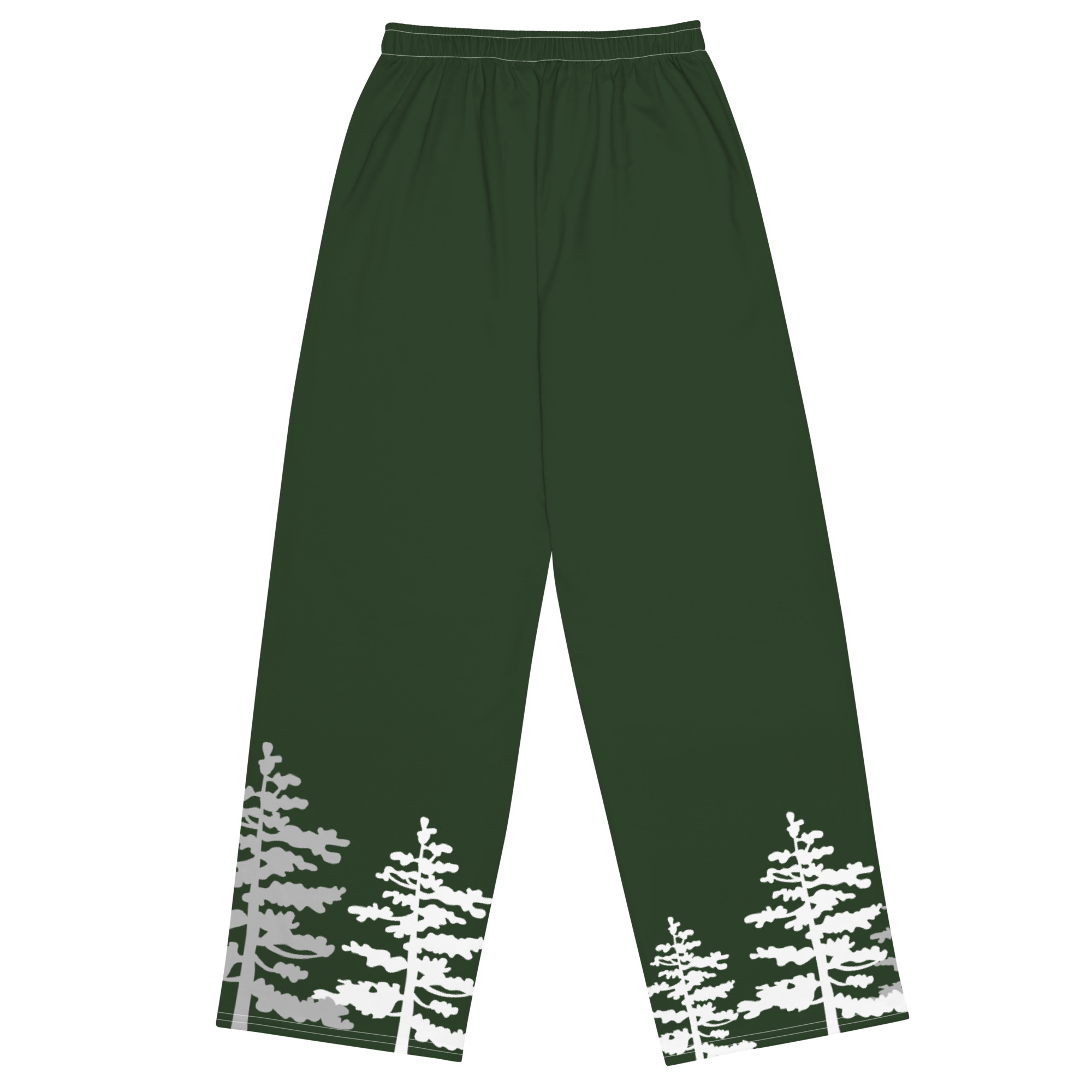 All-over print unisex wide-leg pants - Image 3