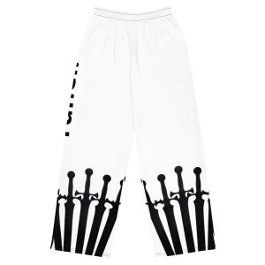 All-over print unisex wide-leg pants