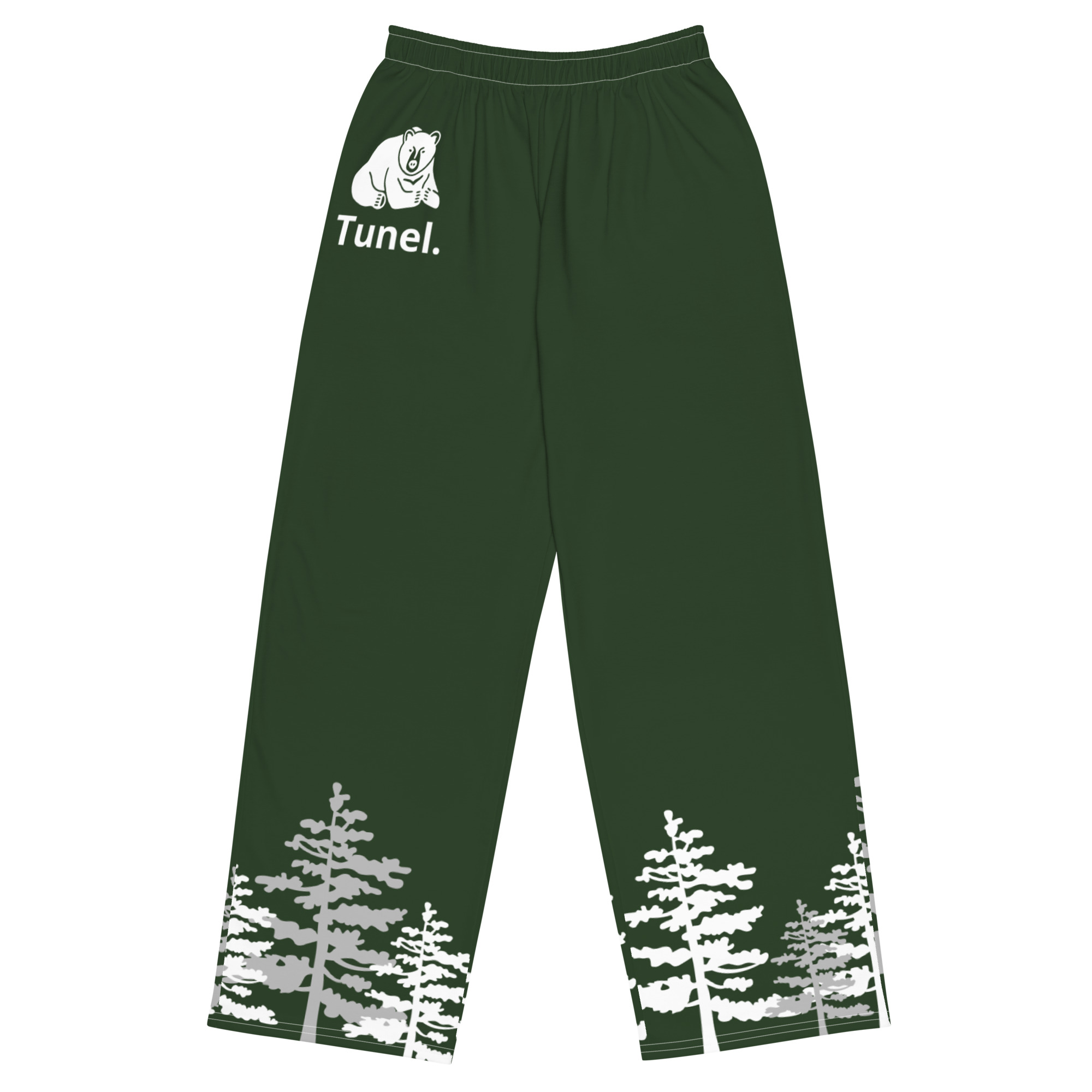 All-over print unisex wide-leg pants